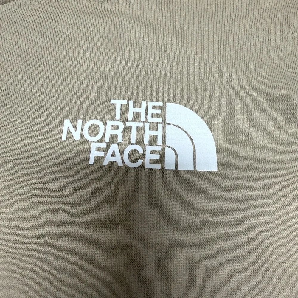 The North Face‎ Mens Hoodie XXL Tan Pullover Fleece Never Stop Exploring